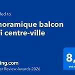 Panoramique Balcon Wifi Centre-ville *