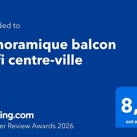Panoramique Balcon Wifi Centre-ville *